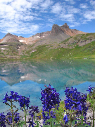 Ice lakes Colorado